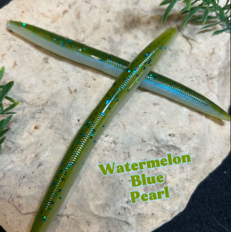 5" Worm - 8 Pack - 5 Colors To Choose From