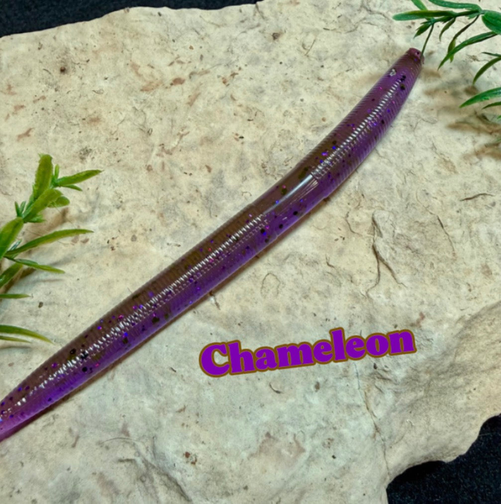 5" Worm - 8 Pack - 6 Colors To Choose From