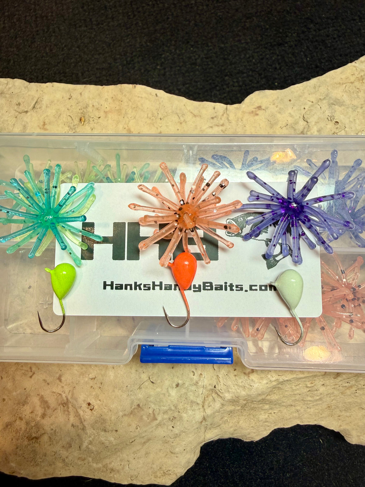 Micro 1.25” Fuzz Ball Fishing Kit (Glow in the Dark)