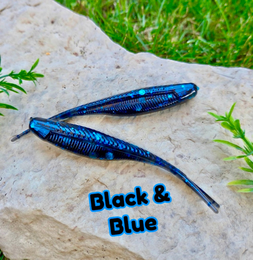 4" Split Tail Minnow - 7 Pack