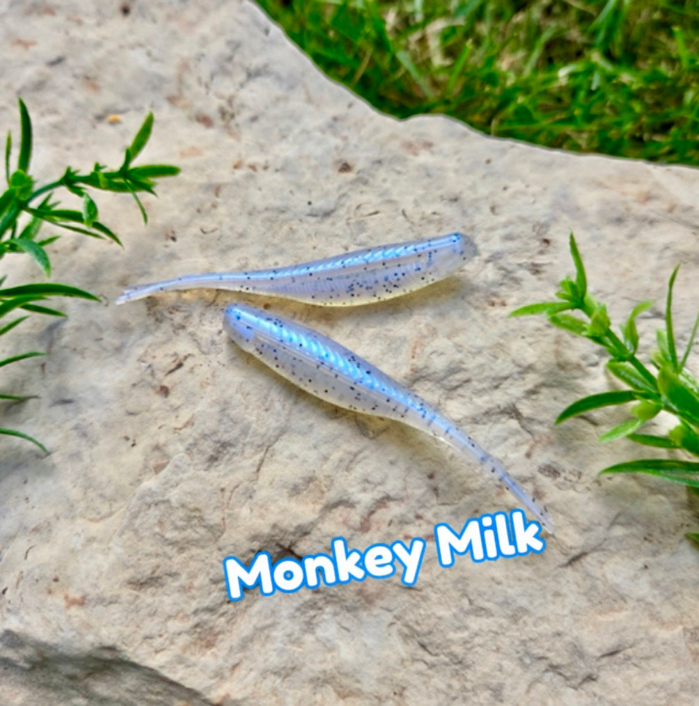 2.5” Micro Split Tail Minnow - 12 Pack