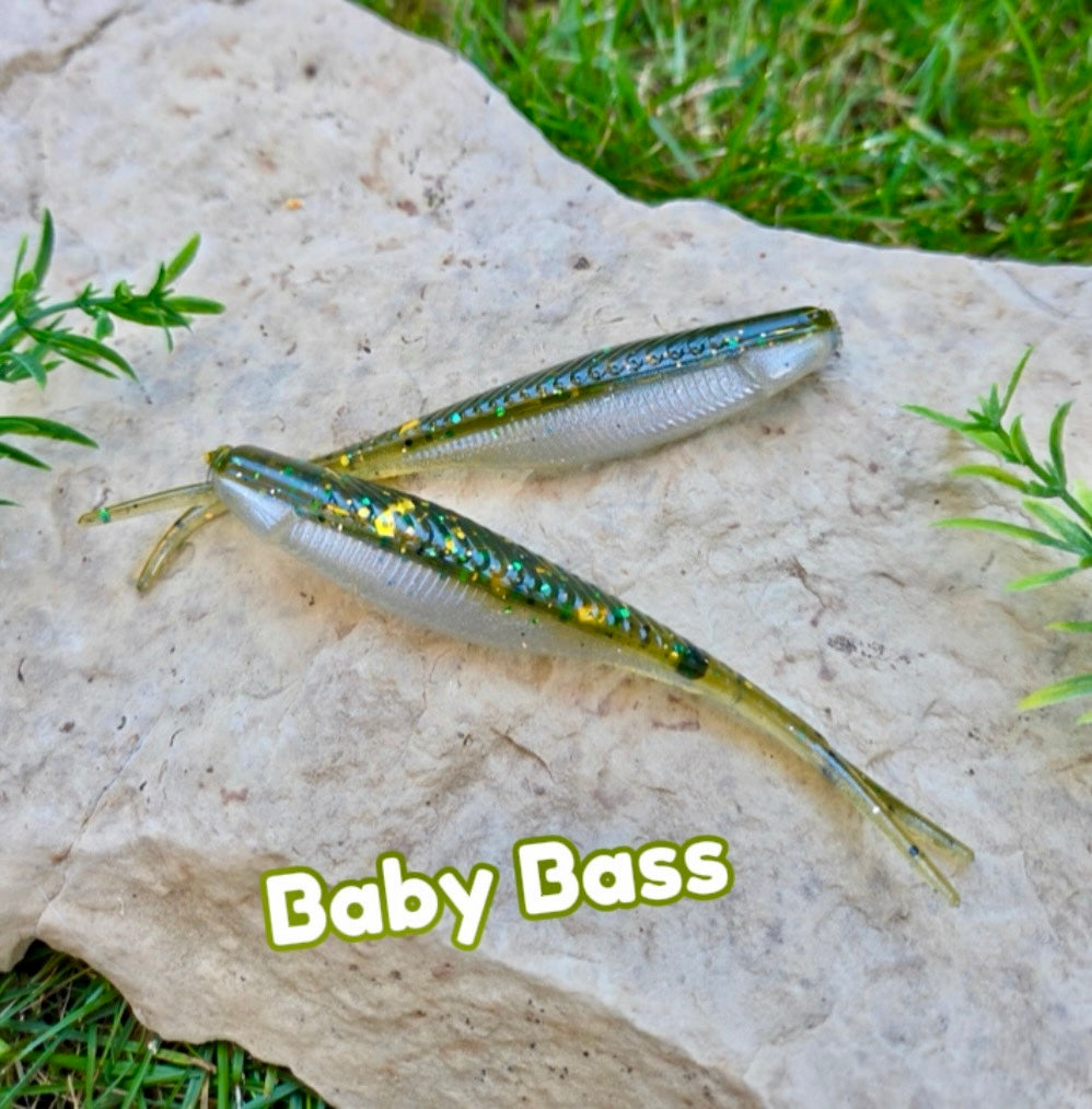 4" Split Tail Minnow - 7 Pack