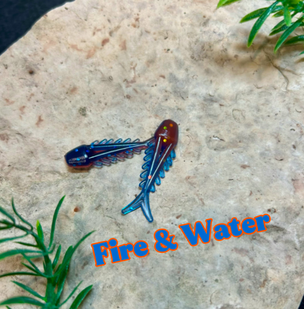 1.5” Little Fork Tailed Minnows - 20 Pack - 4 Colors To Choose From